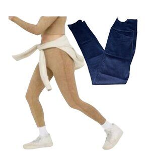 Aerie Offline Seamless 7/8 High Waist Leggings Tribal Pattern Sz Medium Black Ac